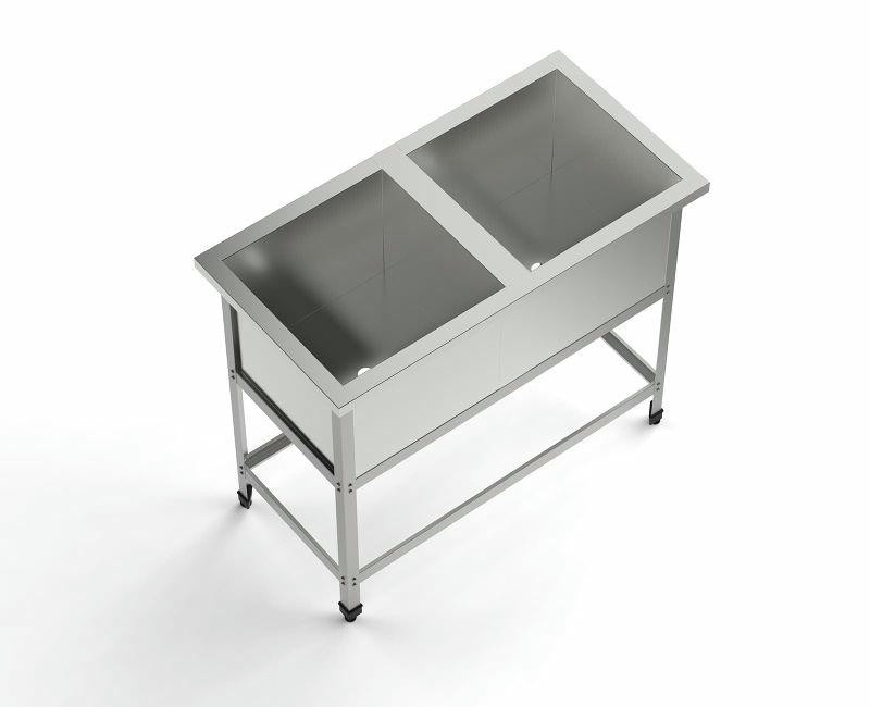 ВАННА МОЕЧНАЯ GPSTEEL СТАНДАРТ ВМ-2 980/500/850 С (ВМ-2/400)