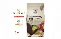 Горький шоколад Barry Callebaut Tanzanie 75% какао (1кг)